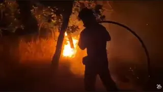 Trabajos de la UME esta noche en Fermoselle