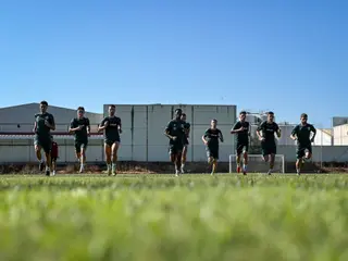 Imagen de un entrenamiento Zamora CF
