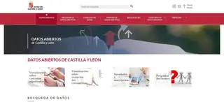 Portal de Datos Abiertos de la Junta de Castilla y León.