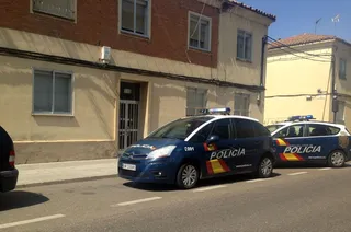 Policia nacional agentes avenida galicia