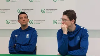 Saulo Hernández y Styrmir Thrastarson, en rueda de prensa | Carlos G. Rodríguez