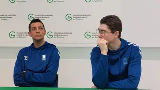 Saulo Hernández y Styrmir Thrastarson, en rueda de prensa
