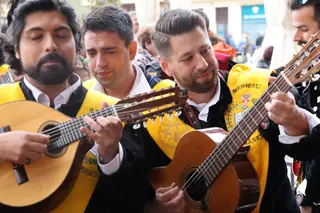 Concentración de Tunas en la Plaza Mayor de Zamora (1)