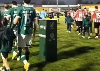 Instante a La Entrada Al Campo De Los Equipos | CORUXO FC