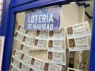 Décimos de Lotería de Navidad. Archivo