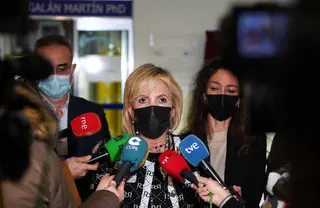 La consejera de Sanidad, Verónica Casado