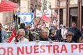 Centenares de personas participaron en la movilización contra las plantas de biogás