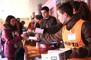 Chocolatada de solidaridad