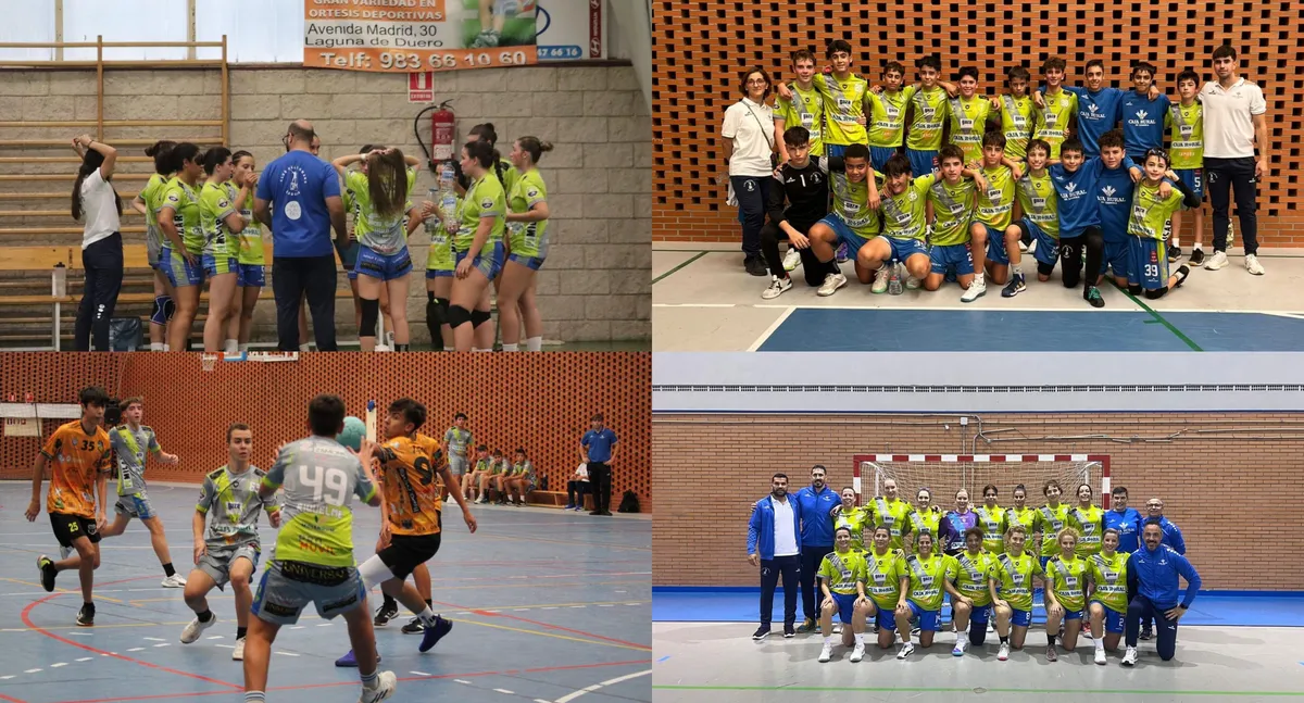 La cantera del Balonmano Zamora brilla en su debut en el Campeonato de ...