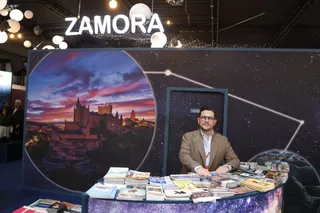Víctor López de la Parte, presidente del Patronato de Turismo en la presentación de Zamora en Fitur