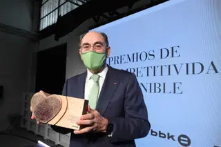 Ignacio Galán recoge el premio