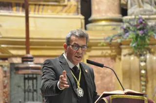 Rufo Martínez, presidente de la Hermandad del Silencio Santísimo Cristo de las Injurias