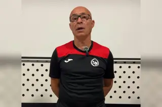 Juanito, entrenador del River Sala Zamora