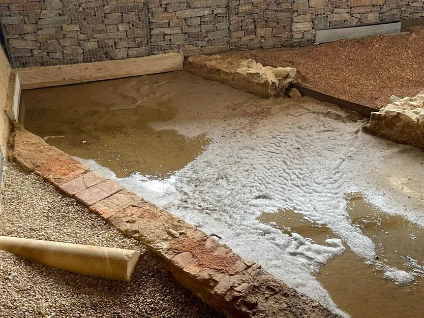 Inundaciones en la villa romana de Camarzana de Tera 2