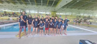 Los pequeños del CD Natación San José Obrero en el Trofeo Ciudad de Burgos