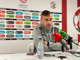 Yago Iglesias en rueda de prensa