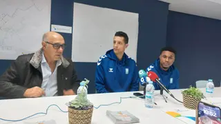 Saulo Hernández en rueda de prensa