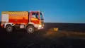 Incendio en una finca agrícola de Villafáfila. Bomberos de Benavente
