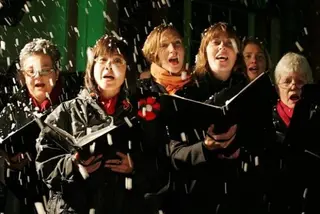 Cantantes de villancicos
