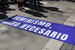 Manifestación del 8M por las calles de Zamora el pasado 2025