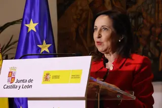Margarita Robles, en su visita a Toro