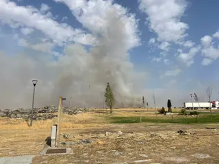 Imagen del incendio