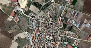 Vista aérea de uno de los municipios con inmuebles embargados