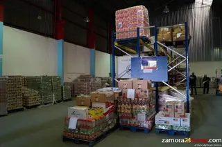 Zamora recibe más de 40.000 kilos de alimentos en la primera fase del programa de ayuda del Estado