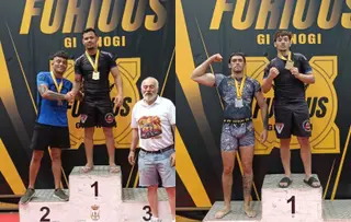 Podios de algunas de las categorías del campeonato