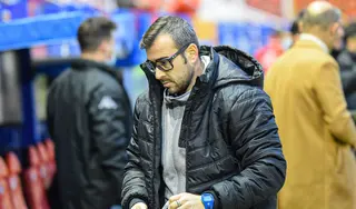 Yago Iglesias en el encuentro.
