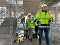 Visita de Isabel Blanco a las obras de la nueva residencia en Zamora