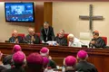 Florentino Pérez en el encuentro del Papa con los obispos españoles