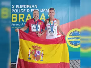 El zamorano Javier González toca metal en las Olimpiadas Europeas de Bomberos y Policías