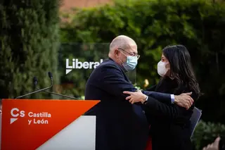 Arrimadas e Igea en el acto celebrado en Valladolid