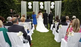 Imagen de archivo de una boda