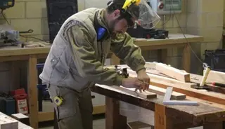 Un trabajador