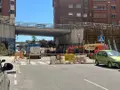 Zona de obras en Puerta Nueva-Archivo