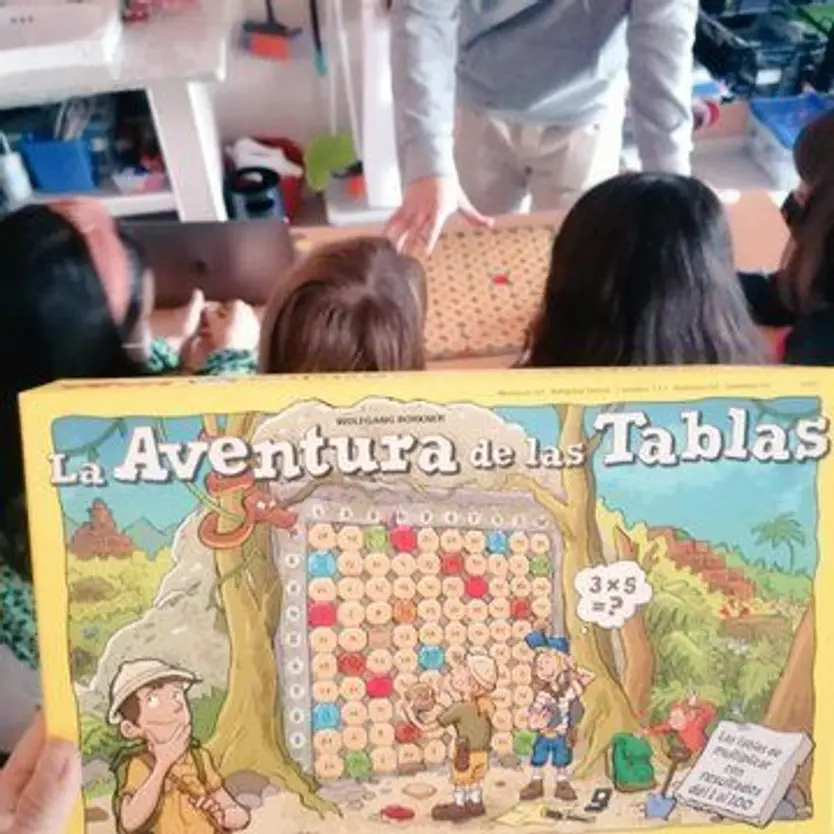 Una de las actividades con juegos de mesa
