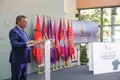 El consejero de la Presidencia, Luis Miguel González Gago, este miércoles en la firma
