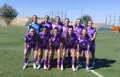 El once inicial del CD Bovedana femenino ayer en Palencia