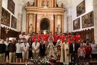 Ofrenda floral del Zamora CF a la Virgen de la Concha 2026 | S.R.