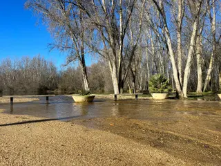 Tablada de Santibáñez de Tera, inundada