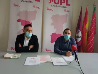 Un instante de la rueda de prensa