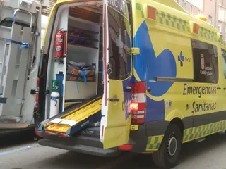 Una ambulancia en Zamora. Archivo