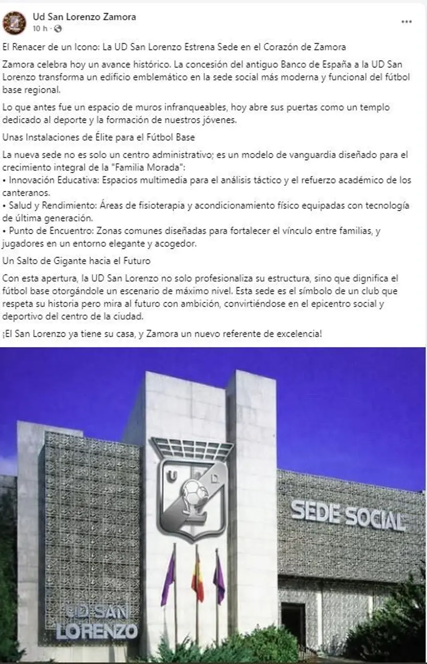 UD San Lorenzo en el Banco España