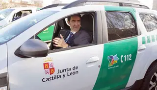 Juan Carlos Suárez Quiñones participa en la entrega de 280 vehículos todoterreno para los servicios territoriales de Medio Ambiente de la Comunidad Archivo