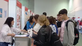 Inauguración Feria de Bienvenida en el Campus Viriato