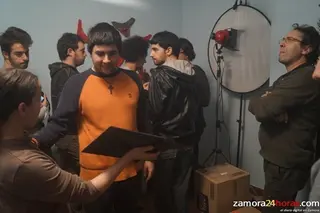 Antiguos alumnos de La Vaguada ruedan en Zamora el cortometraje 'Catorce'
