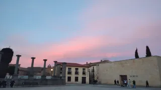 Sol y algunas nubes en Zamora