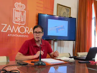 El concejal de Obras, Pablo Novo